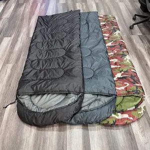 RTS Hot Sale Ultra Light Summer Sleeping Bag Envelop Hooded Waterproof For Outdoor Camping Backpacking Hiking