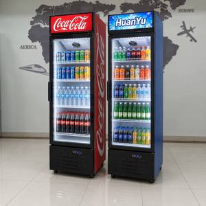 Refrigerador Exhibidor de <span class=keywords><strong>Coca</strong></span>-<span class=keywords><strong>Cola</strong></span> con Puerta con Cerradura y Logotipo Personalizado Gratuito, Equipo de Refrigeración Comercial para Supermercados - Product Image 1