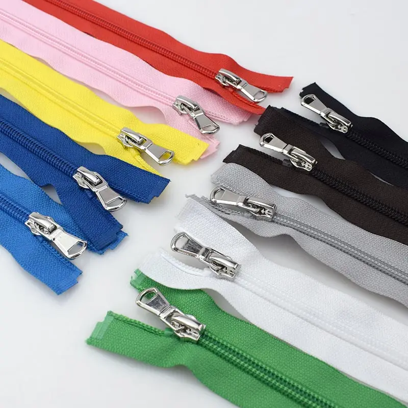 Meetee A3-3 Nylon Zip Open-End Zip for Closure sew DIY Bags Coat Clothing Clothing Accessories tailleur Craft