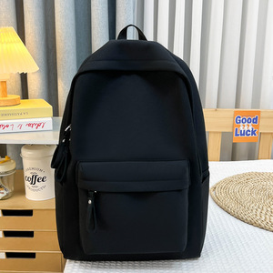 New Autumn and Winter Simple Ultra-Light Black and White Checkerboard Nylon Backpack for Women Large Capacity School <b>Bag</b> - Product Image 1