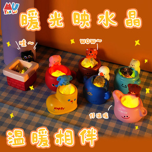 ฟิกเกอร์คริสตัลเรืองแสง Yu Mo Craft แบบกล่องสุ่ม ดีไซน์สัตว์น่ารัก เหมาะสำหรับเป็นของขวัญและของตกแต่ง - Product Image 2