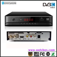 Uuvision para India y Pakistán OEM HD Uuvision Dvb c Decodificador UC1688 DVB con MSTAR 7C01