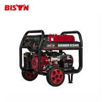 Générateur certifié ISO/CE, refroidi par air, 4 temps, 420cc, 3000/3600 tr/min, démarrage électrique, 110V-230V, 50/60Hz, monophasé, fabriqué par BISON