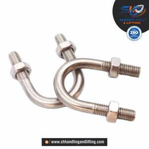 Perno en U de Acero Inoxidable Resistente a la Corrosión SS316 Grado Marino, Abrazadera Roscada de Alta Resistencia para Tuberías, Fijación para Plomería, Barcos y Remolques - Product Image 2