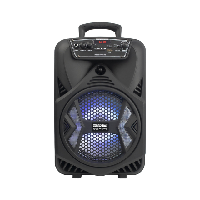 Outdoor Speaker Wireless Factory Boombox Cheap OEM High Quality 8 Inch Bass Speakers Portable Karaoke Speaker with Trolley