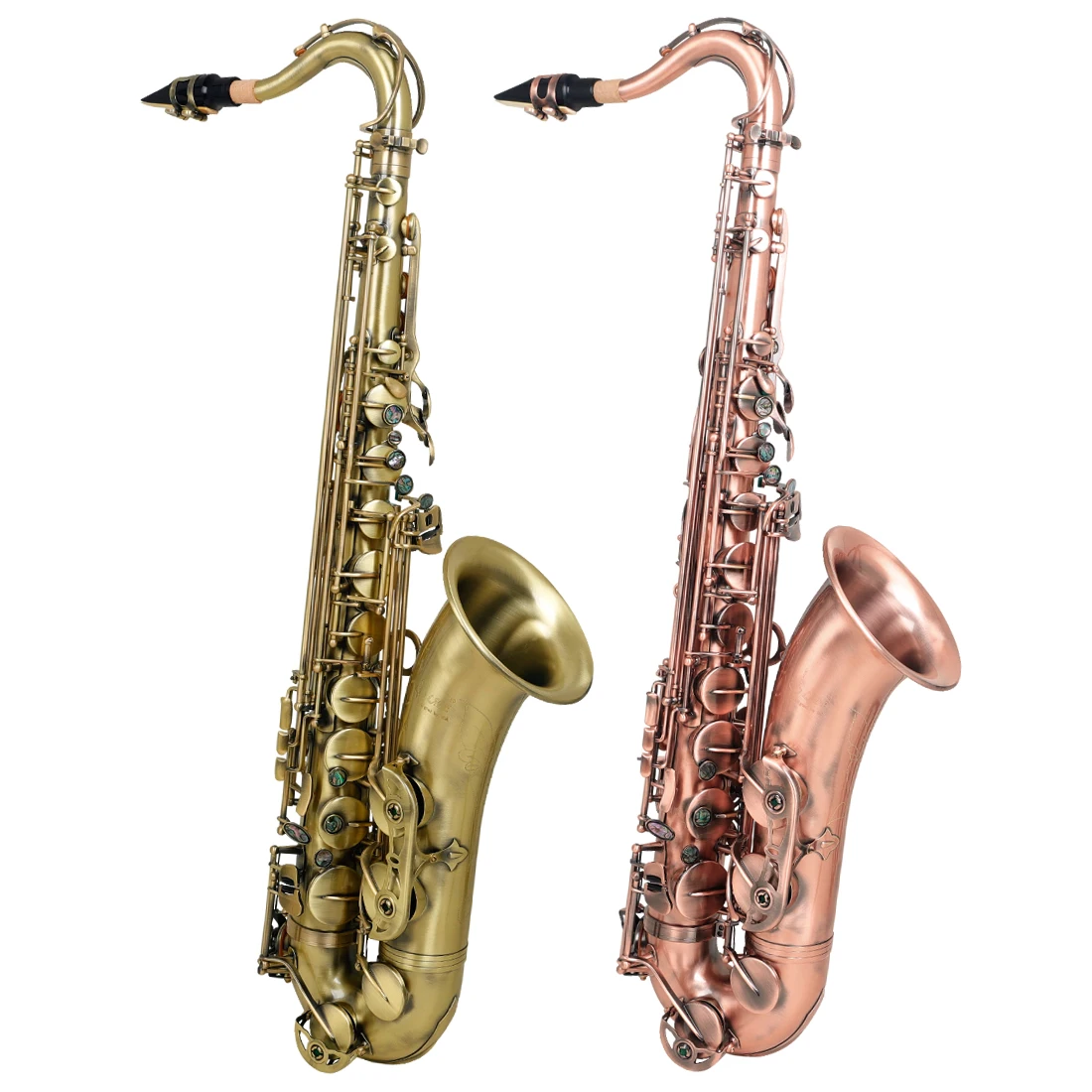 Slade Bb Tenor Saxophone With Abalone Shell Buttons, Odm