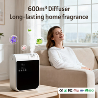 Nouveau diffuseur d'aromathérapie pour hôtel, climatiseur commercial, commande par application, utilisation hôtelière, plastique, sans eau, mural, capacité de 200 ml