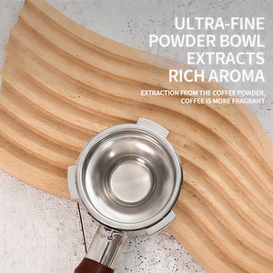 Porte-filtre sans fond Ninja 53,5 mm à 3 oreilles, accessoires pour <span class=keywords><strong>machine</strong></span> à <span class=keywords><strong>expresso</strong></span>, poignée à café en acier inoxydable écologique - Product Image 3