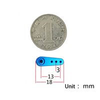 Bras de servo métallique demi-taille GDW 25T, mini-corne de servo spéciale pour pièces de servo de planeur RC DS1906-A DS1906-B