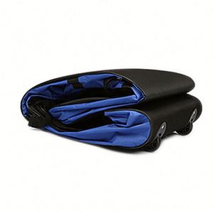 กระเป๋ากอล์ฟแบบมีล้อเลื่อนชั้นเดียวลายตารางพับได้ - Product Image 4