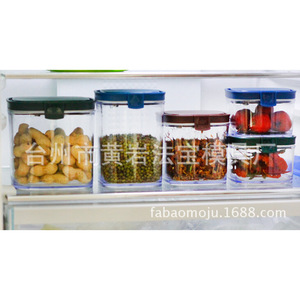 Plastic Airtight Containers Rectangle 1100ml 700ml 500ml 300ml Clip-On Lid Food Grade BPA Free <b>Kitchen</b> <b>Storage</b> - Product Image 3