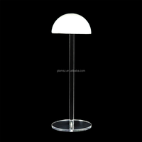 Support de perruque en acrylique transparent avec plateau en mousse pour mannequin trépied Judaica, cadeau juif