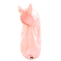 WD-A1244 unisexe grand bonnet en satin avec cravate pour adultes vêtements de nuit pour un usage quotidien pour cheveux bouclés ou tressés Locks Tresse Styles