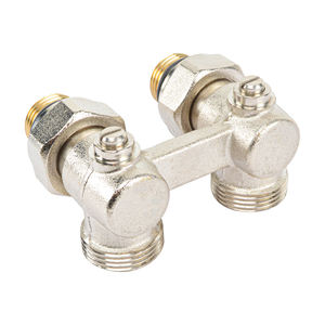 Válvula Termostática Angular de Latón Forjado BSP para Radiador de Calefacción Doméstica - Product Image 3