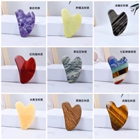 Quartz naturel Guasha visage outil de soin de la peau Logo personnalisé Jade Gua Sha ensemble vente en gros beauté Rose Quartz Gua Sha pierre masseur