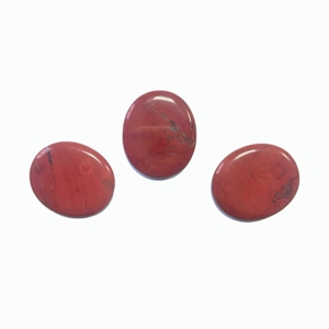 แผ่นกัวซาหินแจสเปอร์สีแดงธรรมชาติทรงกลม สำหรับนวดหน้า นวดผิวหน้า ยกกระชับกล้ามเนื้อ ผ่อนคลาย ใช้ในบ้าน สปา ดูแลผิว - Product Image 5
