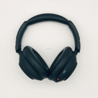 Auriculares plegables por encima de la oreja con cable inalámbrico BT de 2,4G compatibles con micrófono desmontable de llamada ANC ENC híbrido para computadora de escritorio de TV