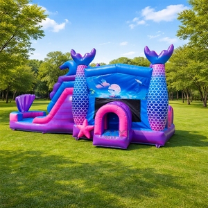 บ้านลมพร้อมสไลเดอร์ บ้านลมเชิงพาณิชย์ บ้านลมเป่าลมในร่มสำหรับขาย - Product Image 1