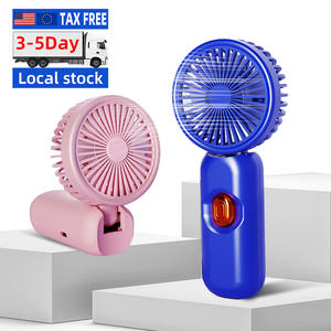 Ons Magazijn Producten Draagbare Kleine Ventilator Mini Usb Oplaadbare Handheld Fans Custom Logo Mini Fan - Product Image 1