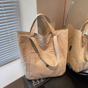 2025 Phong Cách Mới Vải Mua Sắm Biểu Tượng Tùy Chỉnh Bông Vải <span class=keywords><strong>Tote</strong></span> Túi Thiết Kế Giản Dị Nhiệm Vụ Nặng Nề Dệt Mua Sắm Tái Sử Dụng Túi - Product Image 1