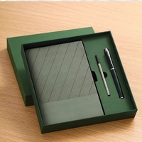 Set de Regalo Ejecutivo Promocional para Empresas, Cuaderno Corporativo con Bolígrafo Recargable, Memoria USB, Artículos de Regalo para Eventos, Set de Regalo