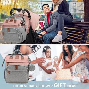 Free sample Fashion Travel Diaper Backpacks with <b>Changing</b> Pad and Pacifier Case, Multipurpose Baby Diaper Tote <b>Bags</b> in Bulk - Product Image 6