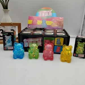 Wholesale cute glowing bear slow rise soft candy <b>toys</b>, suitable <b>for</b> <b>adults</b> to relieve <b>anxiety</b> and stress - Product Image 3