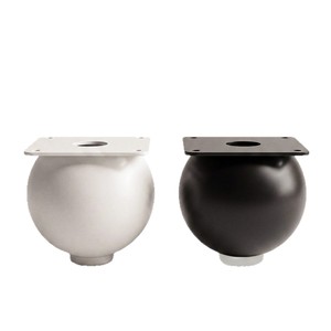 Spherical Furniture <b>Legs</b> Carbon Steel Heavy Duty Minimalist Design <b>For</b> <b>Sofa</b> TV Cabinet Bedside Table Coffee Table Sideboard - Product Image 3