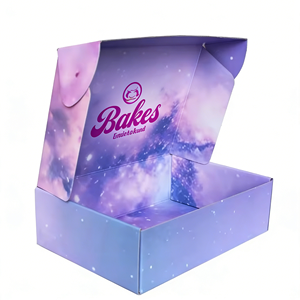 Caja de Embalaje Cosmético de Cartón Corrugado Reciclable Personalizada de Lujo, Caja de Envío para Comercio Electrónico, Set de Maquillaje con Recubrimiento UV a Todo Color, OEM - Product Image 1