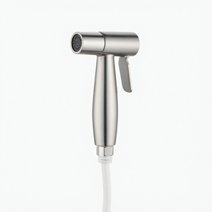 หัวฉีดชำระสแตนเลส 304 แรงดันสูง พร้อมสายยางยืดหยุ่นสำหรับห้องน้ำ - Product Image 1