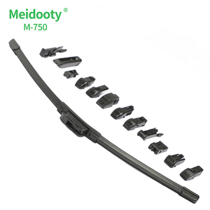 Limpiaparabrisas de goma suave sin marco universal de 16 "del mejor proveedor, cuchillas de limpieza de ventanas de coche multifunción, precios bajos en stock - Product Image 2