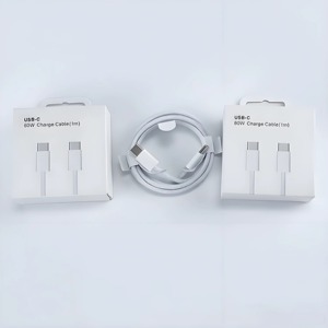 1M 60W Braided Type‑C to Type‑C Fast Charging <b>Cable</b> High Speed <b>USB</b>‑C to <b>USB</b>‑C Universal Charging Cord for iPhone 15 16 17 Mobile - Product Image 5