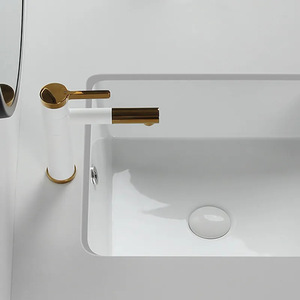 Grifo de Lavabo de Acero Inoxidable, Monomando, Rotación de 360 Grados, Diseño Moderno, Montaje en Cubierta, Activación por Levantamiento de un Solo Orificio - Product Image 2