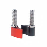 Poignée de serrage en forme de L M4 M5 M6, vis à levier, bouton de verrouillage réglable en forme de 7, vis de serrage pour appareil photo 20 mm/17 mm/12 mm