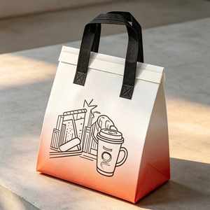 Bolsas de Embalaje Personalizadas con Logotipo, Ecológicas, Reciclables, de Alta Calidad, Aisladas, de Tela No Tejida, para Pasteles, Té Boba, Leche y Restaurantes - Product Image 5