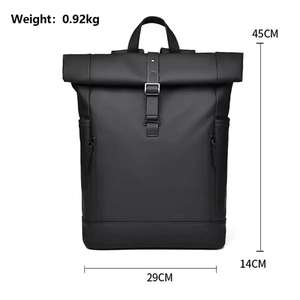 उच्च गुणवत्ता वाले वाटरप्रूफ रोल टॉप ट्रैवल लैपटॉप बैकपैक (कस्टम लोगो और रंग उपलब्ध) बोर्डिंग बैग - Product Image 5