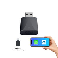 Bon marché OEM ODM OBM W18 16 Mo 64 Mo Double WIFI 2025 Adaptateur Plug & Play Adaptateur sans fil CarPlay Android Auto