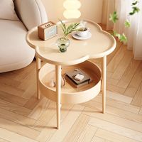 Table de chevet moderne avec chargeur sans fil et étagère de rangement intelligente pour chambre d'appartement