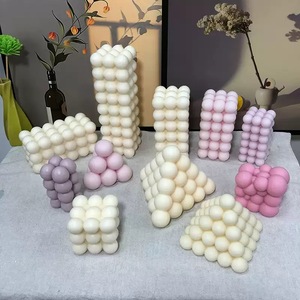 Nordische handgemachte Sojawachs-Duftkerzen in runder Kugelform für Heimdekoration, Geschenke, Valentinstag, Weihnachten, Hochzeit - Product Image 3