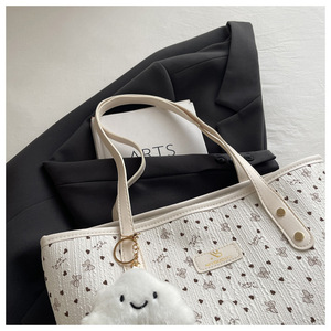 Trendy and stylish printed women's shoulder bag with a unique <b>bow</b> fresh and casual design <b>large</b> capacity versatile and high-end - Product Image 3