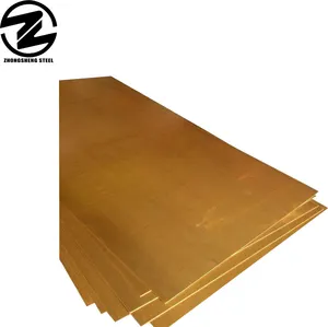 高级黄铜铜板高电导率耐腐蚀，适用于各种工业应用