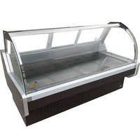 Réfrigérateur de Comptoir Commercial pour Viande Fraîche, Équipement de Réfrigération, Congélateur Numérique à Refroidissement par Air Direct