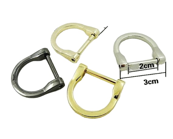 Large Gold D-Rings、Removable Strap D Rings Hook、Belt Buckles Hardware