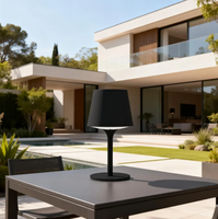 Lampe de chevet LED à intensité variable, blanc chaud, étanche, en aluminium moulé sous pression, avec commande tactile, pour chambre d'enfant ou de bébé