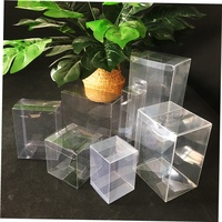 Boîte cadeau en acétate transparente, boîte à jouets en PET, boîte aveugle, emballage en vinyle transparent en PVC, boîte en plastique