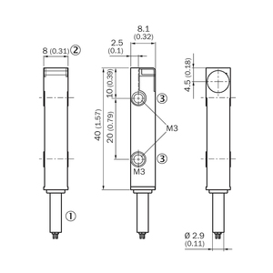 誘導近接センサーSICK IQ08-04NPSKW2S 1055498 PLC新品オリジナル - Product Image 2