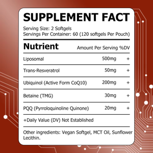 Suplemento Dietético Más Vendido, Cápsulas Blandas Longevity Complex, Apoya la Energía y Vitalidad Diarias, Proporciona Soporte Antioxidante - Product Image 2