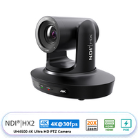 Caméra PTZ 4K AI à suivi automatique NDI HX2 Free-D avec zoom 20X, système de conférence audio-vidéo double mode USB LAN PoE pour diffusion en direct