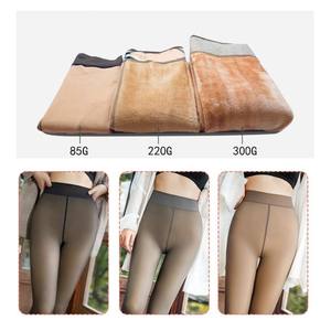 Dames Hoge Fleece Gevoerde Leggings Warme Doorschijnende Winter Velet Panty/Panty Dames Huid Effect Panty 'S/Medias Para Mujer - Product Image 2