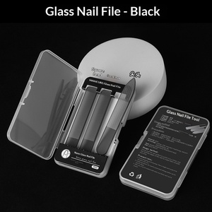 Lime <span class=keywords><strong>à</strong></span> <span class=keywords><strong>ongles</strong></span> transparente double face <span class=keywords><strong>en</strong></span> verre, bande de polissage pour manucure, outil magique de ponçage et d'éclaircissement pour nail art, lot de 3 - Product Image 6